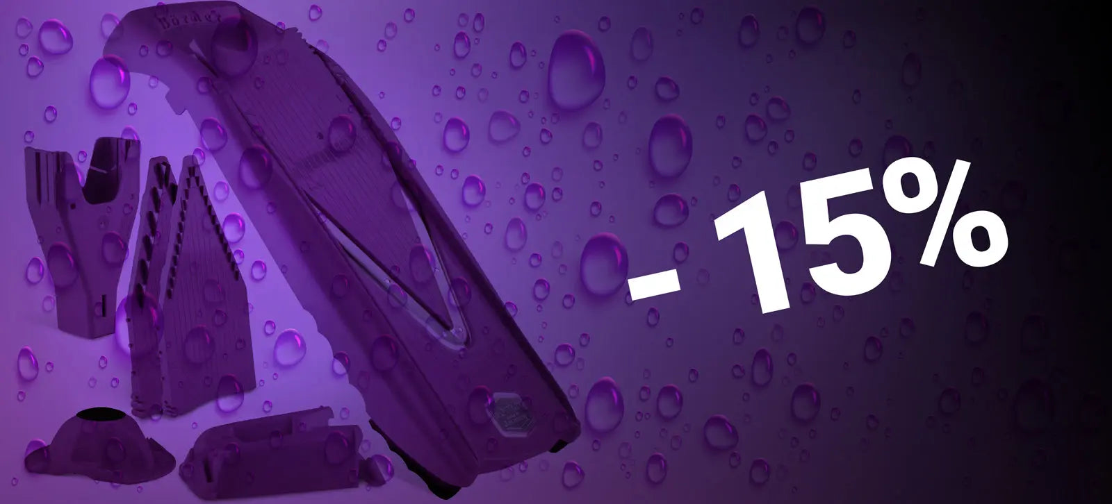 Purple-Rain Börner Kitchentools - Mandolines en toebehoren