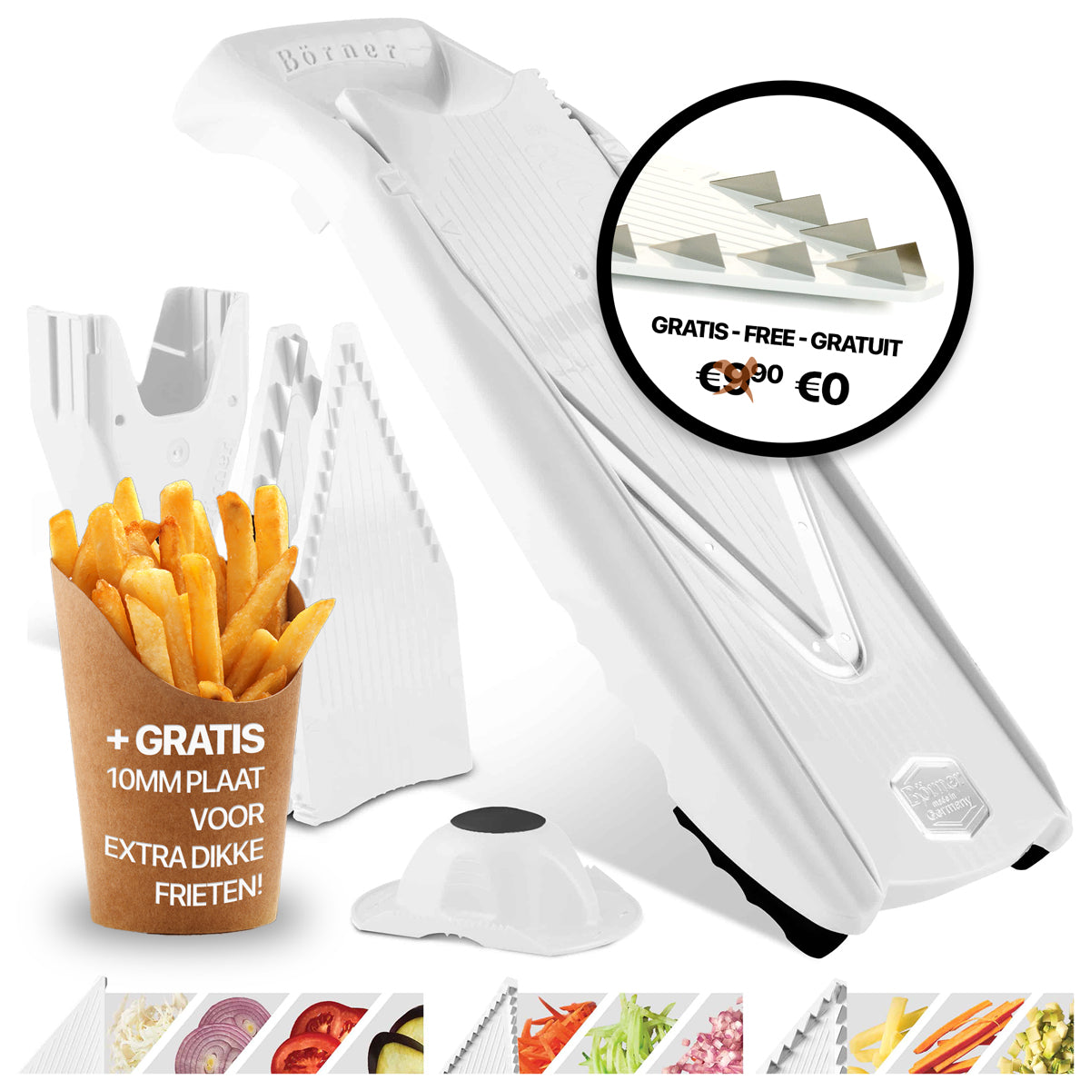 Mandoline Börner V5 PowerLine - Kit de démarrage