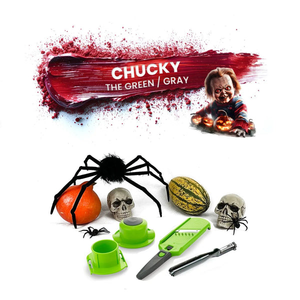 Halloween - Chucky, le vert/gris - Outils de cuisine Börner - - Börner ...