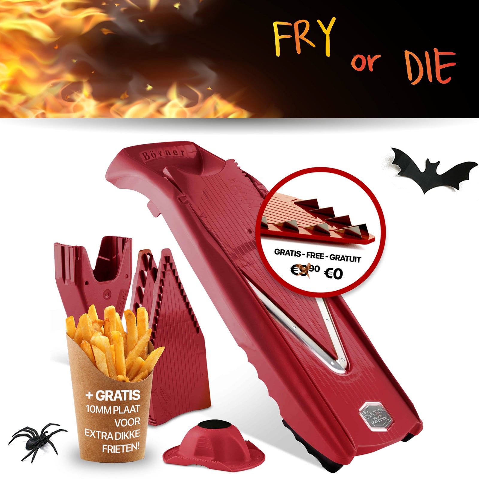 Halloween - Fry or Die - Belgian Fries Promo