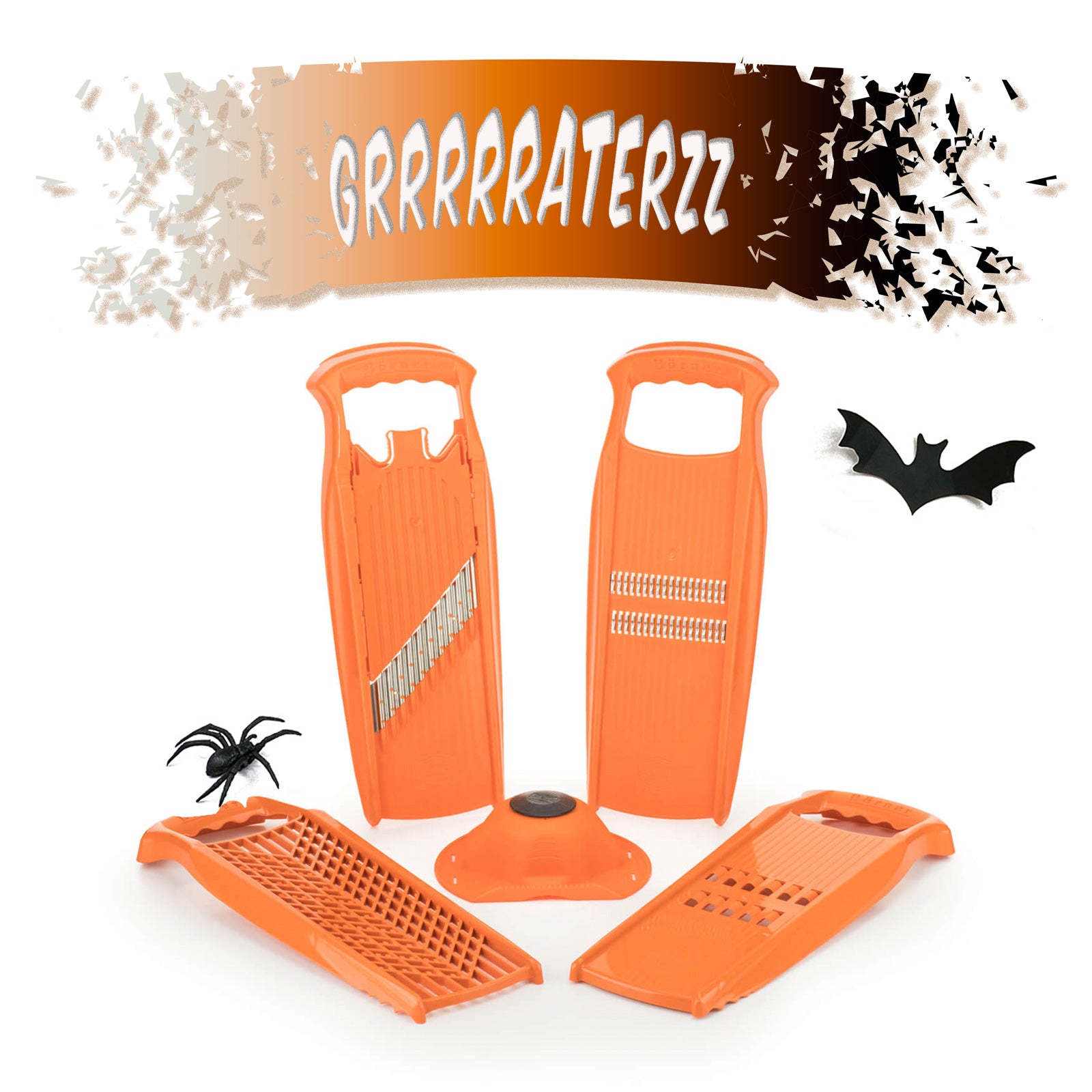 Halloween - Grrrrraterzz - Börner all-in-one Grater Set - Including protective cover!