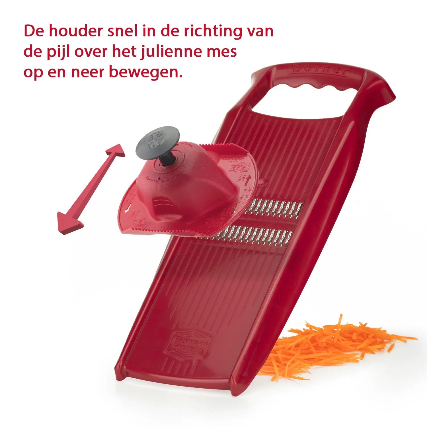 Ovale Snijkom Met Opvangbak Voor Börner V5 Powerline-mandoline